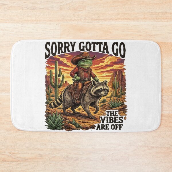 Item preview, Sorry Gotta Go Vibes Are Off Cowboy designed and sold by ZENVIRART.