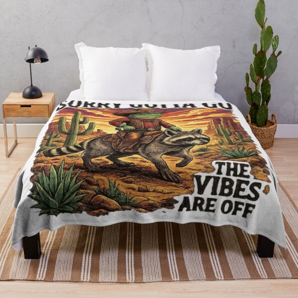 Item preview, Sorry Gotta Go Vibes Are Off Cowboy designed and sold by ZENVIRART.