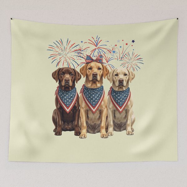 Item preview, PATRIOTIC LABRADORS designed and sold by BKDIGITALSHOP.