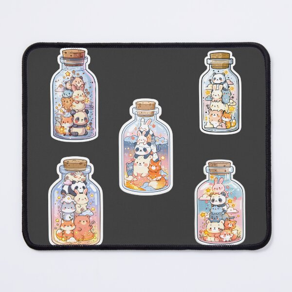 Item preview, Mini stacks of critters in a bottle sticker pack designed and sold by MendaciousMina.
