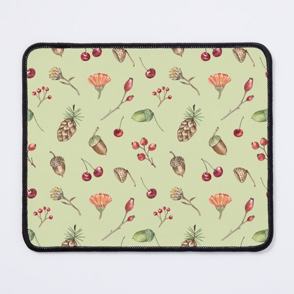 Item preview, Autumn Forest Pattern on Green designed and sold by Flowersforbear.