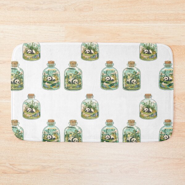 Item preview, Mini sleeping pandas in a bottle sticker pack designed and sold by MendaciousMina.
