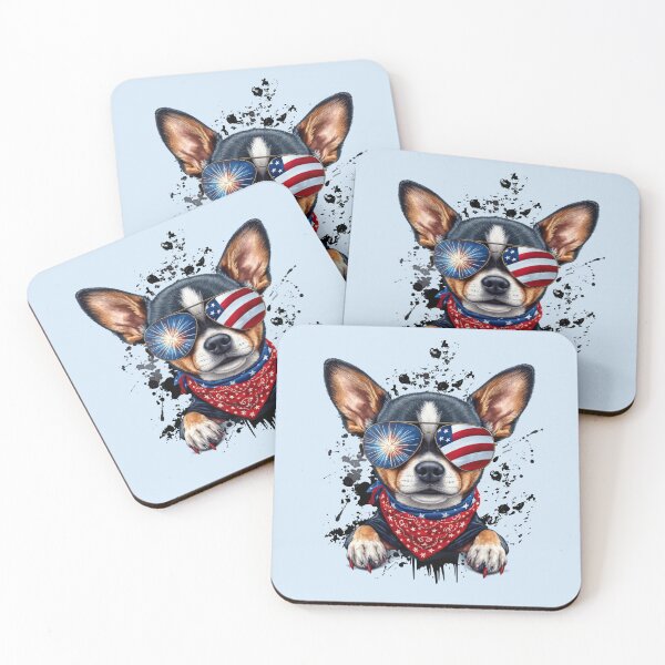 Item preview, BLACK PATRIOTIC CHICHUAHA designed and sold by BKDIGITALSHOP.