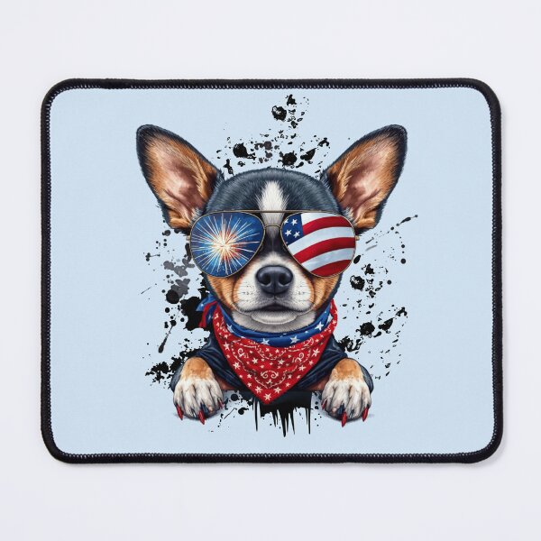 Item preview, BLACK PATRIOTIC CHICHUAHA designed and sold by BKDIGITALSHOP.