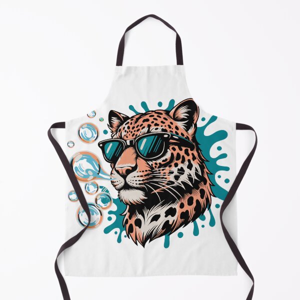 Item preview, Cool Leopard Blowing Bubbles – Sunglasses Wildlife Pop Art Design designed and sold by ArcticFoxStudio.