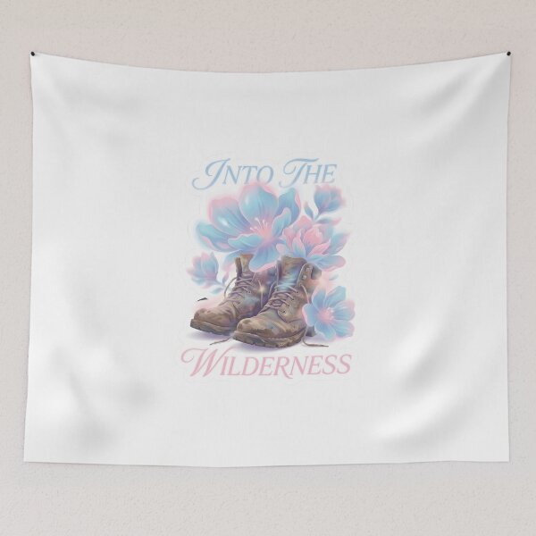 Item preview, Hyper Bloom Into The Wilderness Hiking Boots Nature designed and sold by EKHOAISTORE.