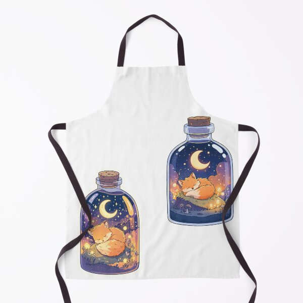 Item preview, Mini sleeping foxes in a bottle sticker pack designed and sold by MendaciousMina.