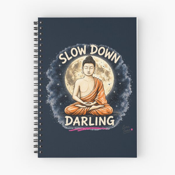 Item preview, MIDNIGHT WISDOM | Indigo Buddha Art | Slow Living Quote Design designed and sold by BlueberrySwan.