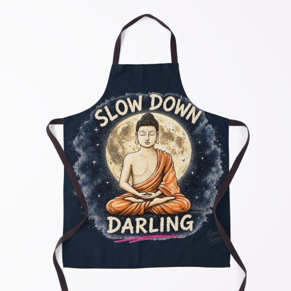 Item preview, MIDNIGHT WISDOM | Indigo Buddha Art | Slow Living Quote Design designed and sold by BlueberrySwan.