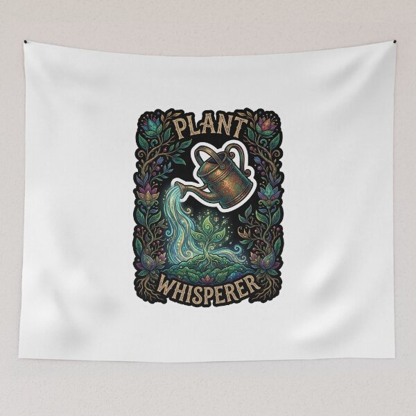 Item preview, Elemental Folk Plant Whisperer Vintage Watering Can designed and sold by EKHOAISTORE.