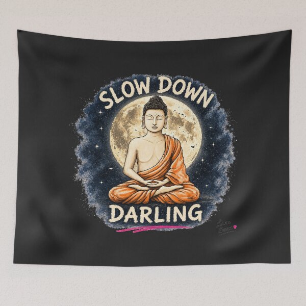 Item preview, QUIET REBELLION | Buddha Quote Art | Black Spiritual Design designed and sold by BlueberrySwan.