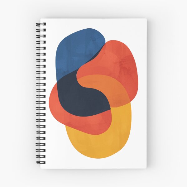 Item preview, Abstract Organic Shapes Art T-Shirt | Mid Century Modern Geometric Design | Colorful Minimalist Contemporary Graphic Tee designed and sold by Vintage-Art86.