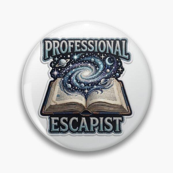 Item preview, Faux Embroidery Professional Escapist Bookworm Literature Art designed and sold by EKHOAISTORE.