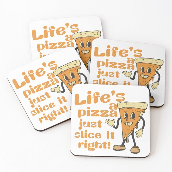 Item preview, Lifes A Pizza Just Slice It Right designed and sold by drchzak.