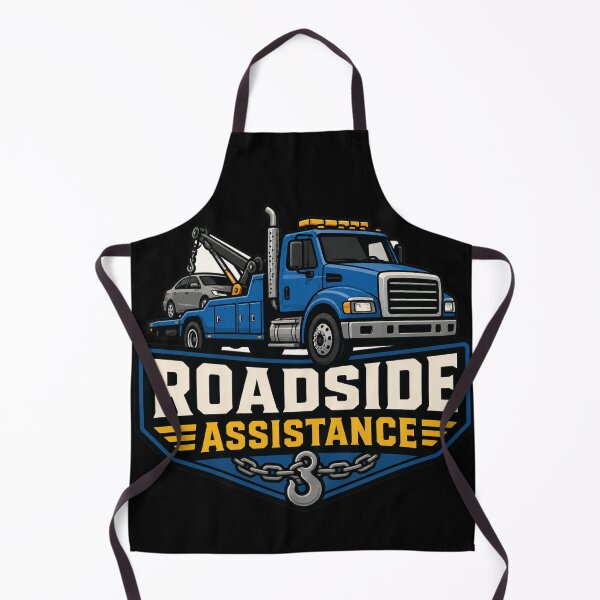 Item preview, Roadside Assistance Tow Truck Service Badge designed and sold by kakmi-art.