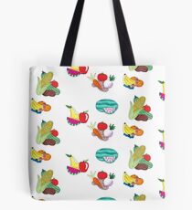 Fruits and Veggies Repeating Version Tote Bag