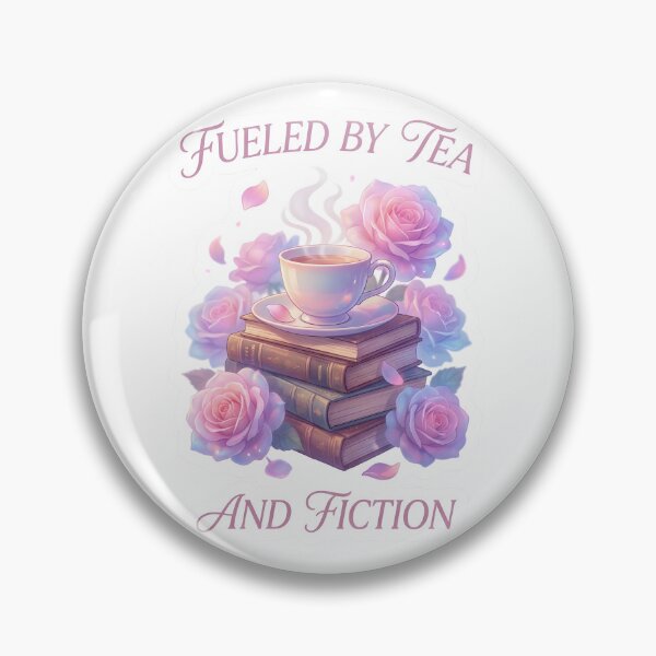 Item preview, Surreal Floral Fueled By Tea And Fiction Book Lover designed and sold by EKHOAISTORE.