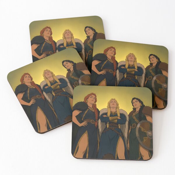 Item preview, Viking Shieldmaidens of the North – Dark Fantasy Norse Warrior Queens designed and sold by  Hollow Moon Studios..