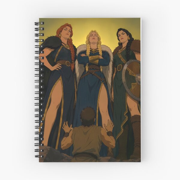 Item preview, Viking Shieldmaidens of the North – Dark Fantasy Norse Warrior Queens designed and sold by  Hollow Moon Studios..