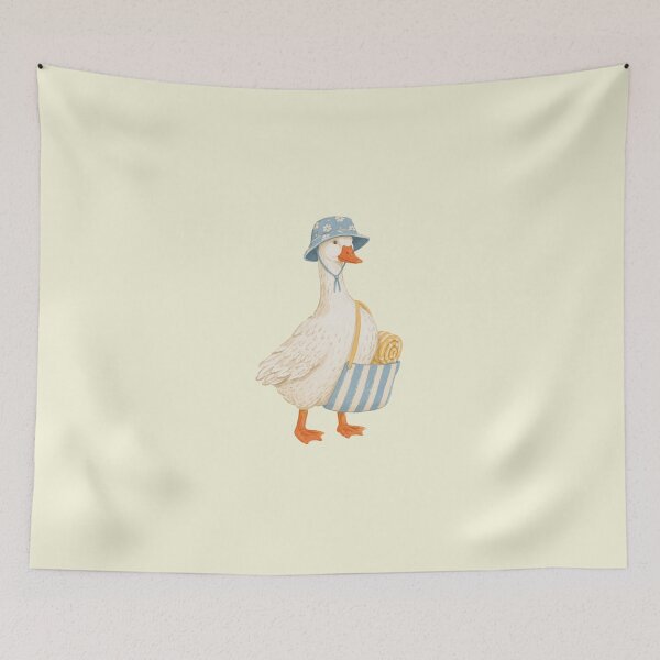 Item preview, Cottagecore Goose Summer Vacation Bucket Hat Aesthetic designed and sold by bosamji.