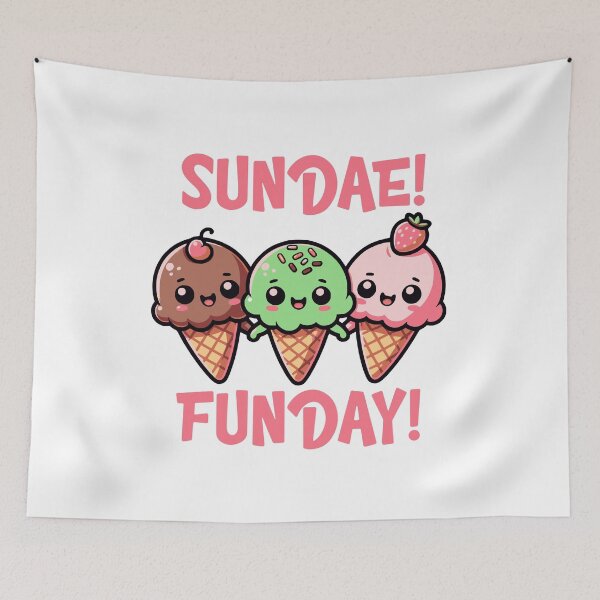 Item preview, Sundae Fundae Cute Ice Cream Cones designed and sold by drchzak.
