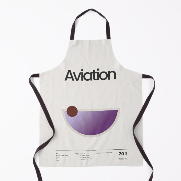Item preview, Aviation Cocktail Minimalist Illustration designed and sold by archetype prints.