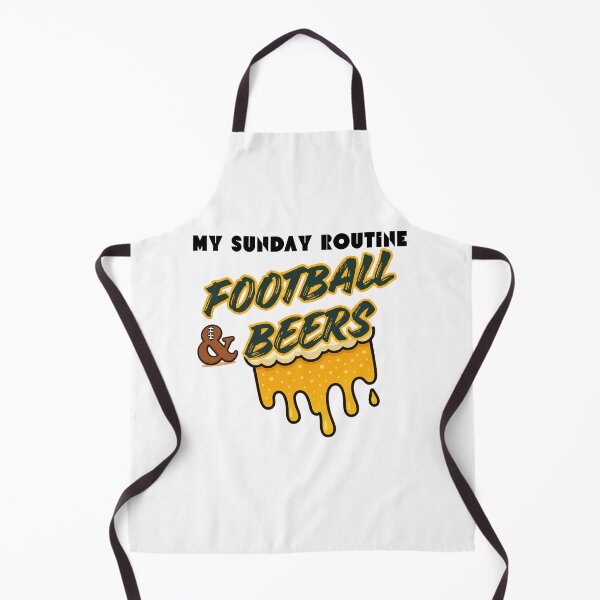 Item preview, Packers Sunday Routine Graphic — Funny Football & Beers Tee for Men designed and sold by ThatFootball12.