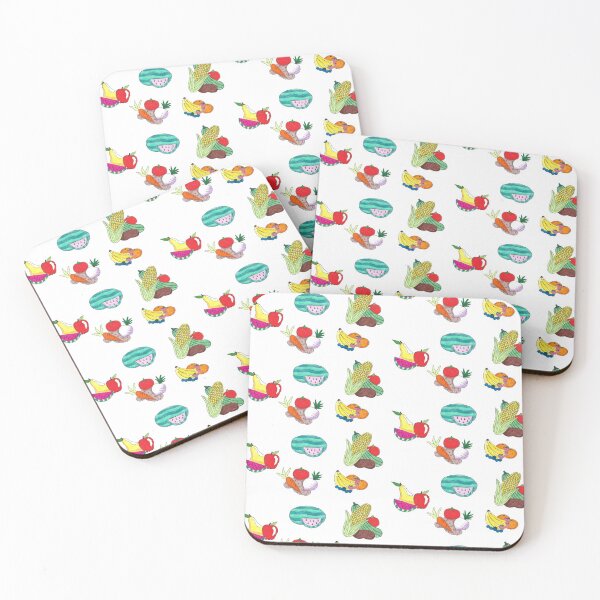 Item preview, Fruits and Veggies Repeating Version designed and sold by The Rage Garden.