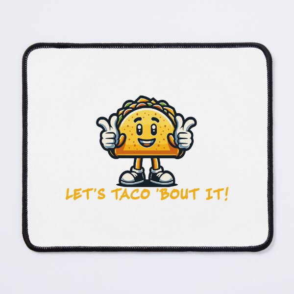Item preview, Lets Taco Bout It Funny Cartoon designed and sold by drchzak.