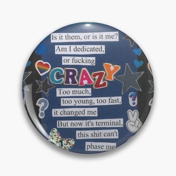 Item preview, TERRIBLE - 'Am I dedicated, or fucking crazy' - Dan and Phil zine page designed and sold by zinesbyscout.