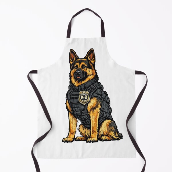 Item preview, Police K9 German Shepherd – Tactical K-9 Unit Hero Dog designed and sold by BrasilStickers.