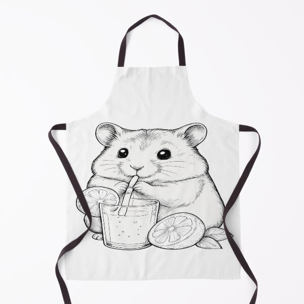 Item preview, Cute Hamster Drinking Lemonade designed and sold by say_li03.