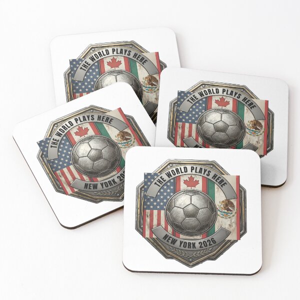 Item preview, The World Plays Here NYC 2026 Co-Host Badge designed and sold by laughingshirts.