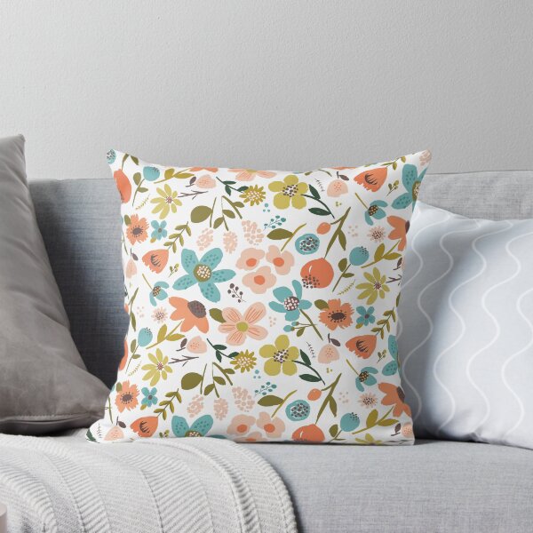 Item preview, Secret Garden All Over Floral Cream designed and sold by Heather Rosas.