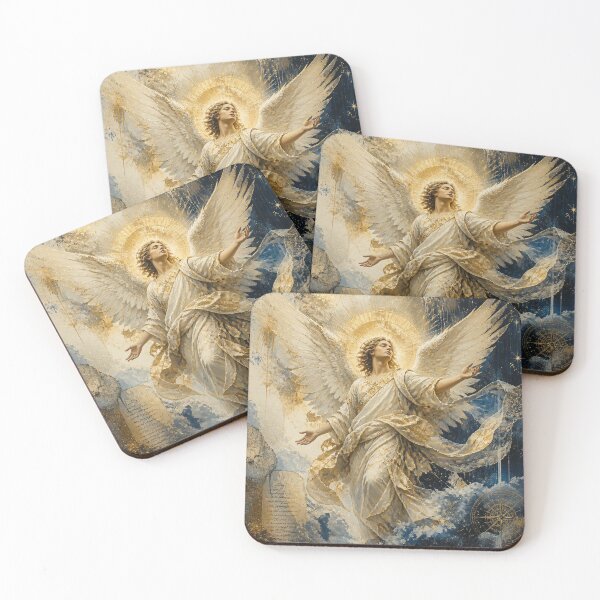 Item preview, Radiant Guardian Angel with Golden Halo designed and sold by GenesisArtis.
