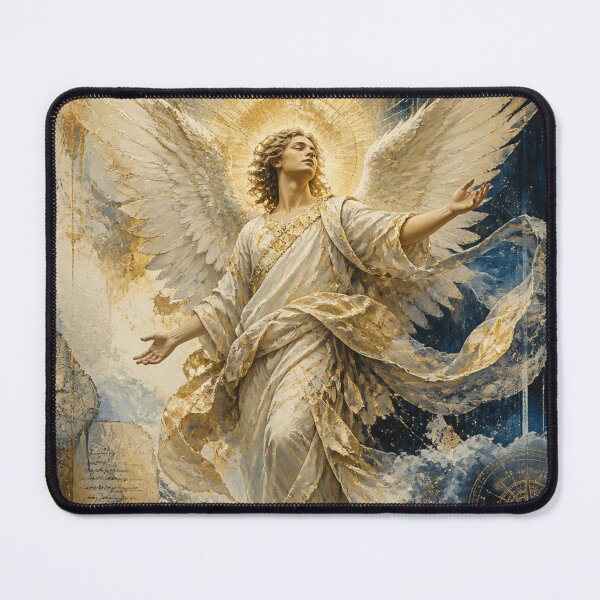 Item preview, Radiant Guardian Angel with Golden Halo designed and sold by GenesisArtis.