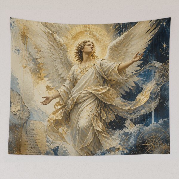 Item preview, Radiant Guardian Angel with Golden Halo designed and sold by GenesisArtis.