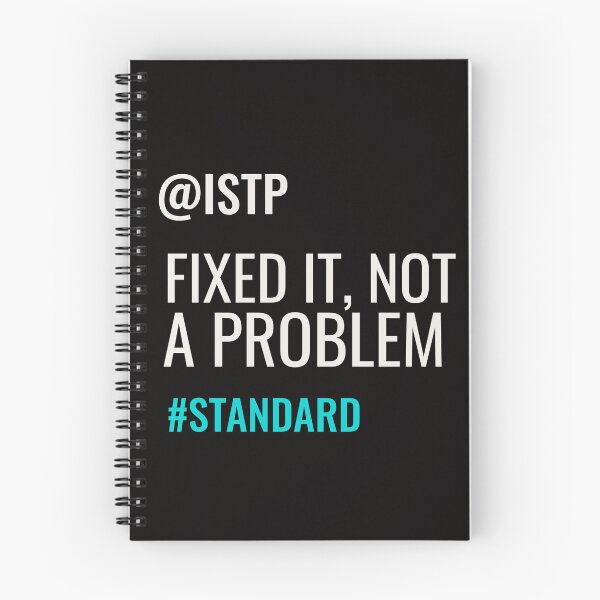 Item preview, ISTP FIXED IT, NOT A PROBLEM #STANDARD | MBTI COMMENTS SERIES — ISTP PERSONALITY EDITION designed and sold by WitLounge.