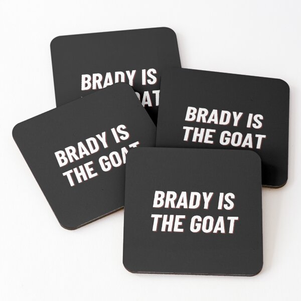 Item preview, Brady Is The GOAT Patriots Football designed and sold by ThatFootball12.