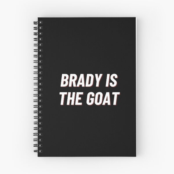 Item preview, Brady Is The GOAT Patriots Football designed and sold by ThatFootball12.