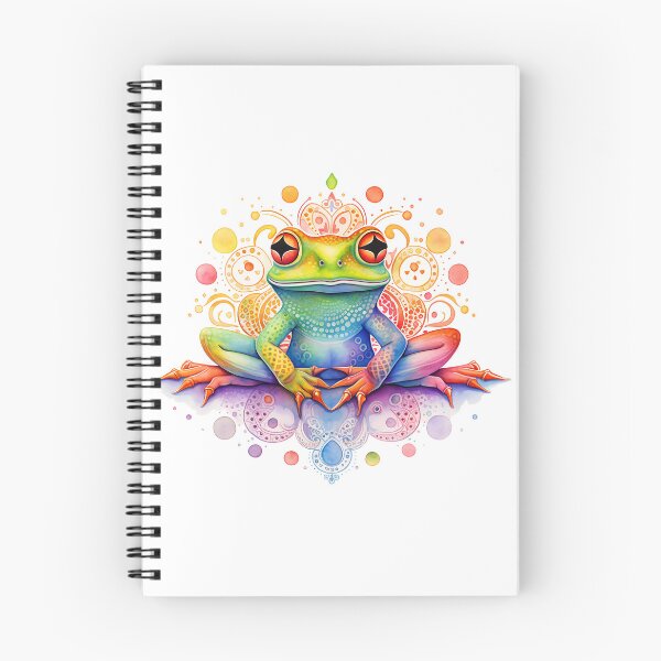 Item preview, Rainbow Boho Pride-loving Frog designed and sold by Curious Frog.
