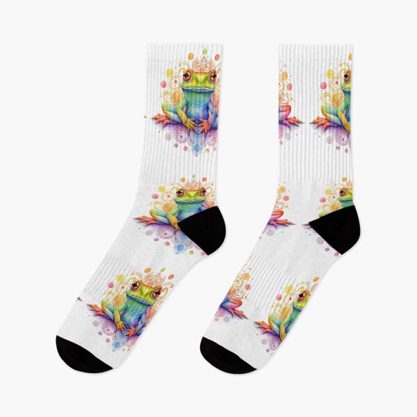 Item preview, Rainbow Boho Pride-loving Frog designed and sold by therapymama.