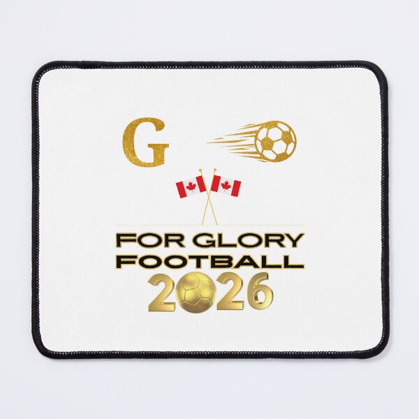 Item preview, For Glory Football 2026 Canada | Canadian Soccer Fan Pride | Gold Football Design | Canada Supporter designed and sold by Art_IN_Design.