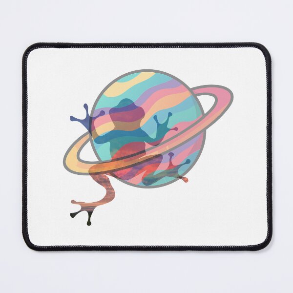 Item preview, Frog on a Planet Illustration | Cute Space Frog Cosmic Graphic T-Shirt designed and sold by Andriana123.