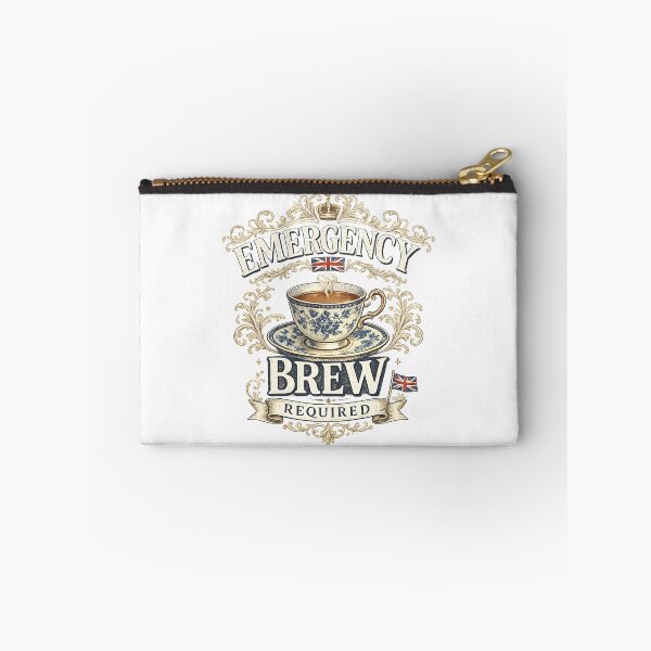 Item preview, Emergency Brew Required | Funny British Tea Lover T-Shirt designed and sold by YoSum.