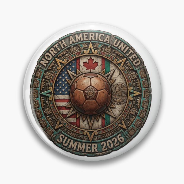 Item preview, North America Soccer Emblem Crest designed and sold by laughingshirts.