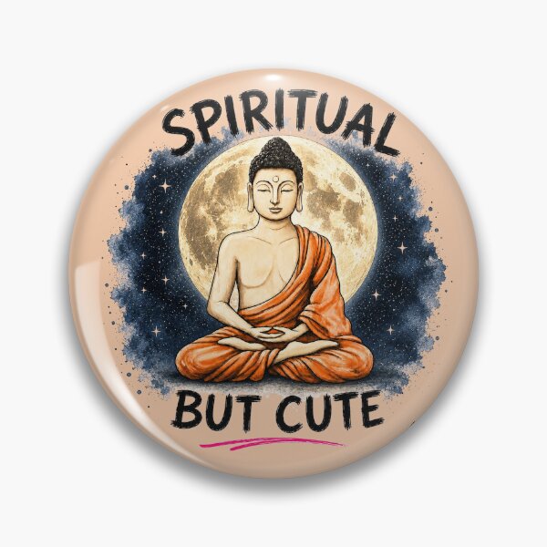 Item preview, KIND SOUL CLUB | Buddha Art Print | Peach Zen Design designed and sold by BlueberrySwan.