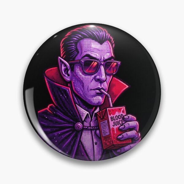 Item preview, Retro Dracula Vampire Drinking Blood Juice 3D Mosaic Art designed and sold by Rahaf-shop9.