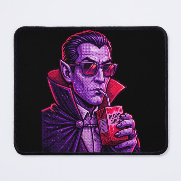 Item preview, Retro Dracula Vampire Drinking Blood Juice 3D Mosaic Art designed and sold by Rahaf-shop9.
