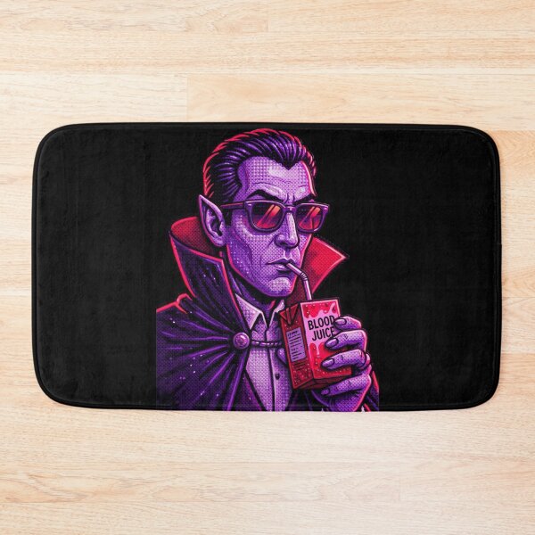 Item preview, Retro Dracula Vampire Drinking Blood Juice 3D Mosaic Art designed and sold by Rahaf-shop9.